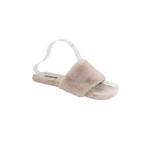 Senso Womens Textured Open Toe Slip On Flat Casual Slides Baby Pink Size EUR 38
